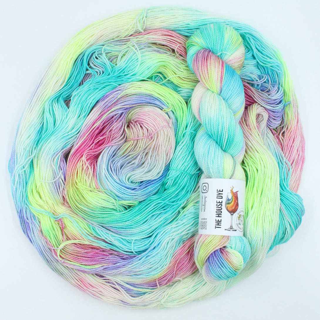 Ridonkulous - Hand dyed Merino/Silk 4ply – Skein Machine