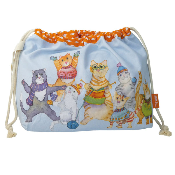 Kittens in Mittens - Emma Ball - Drawstring Bag