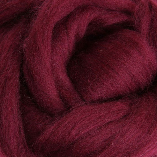 039 Dyed Sliver Aubergine - 100gm Bag