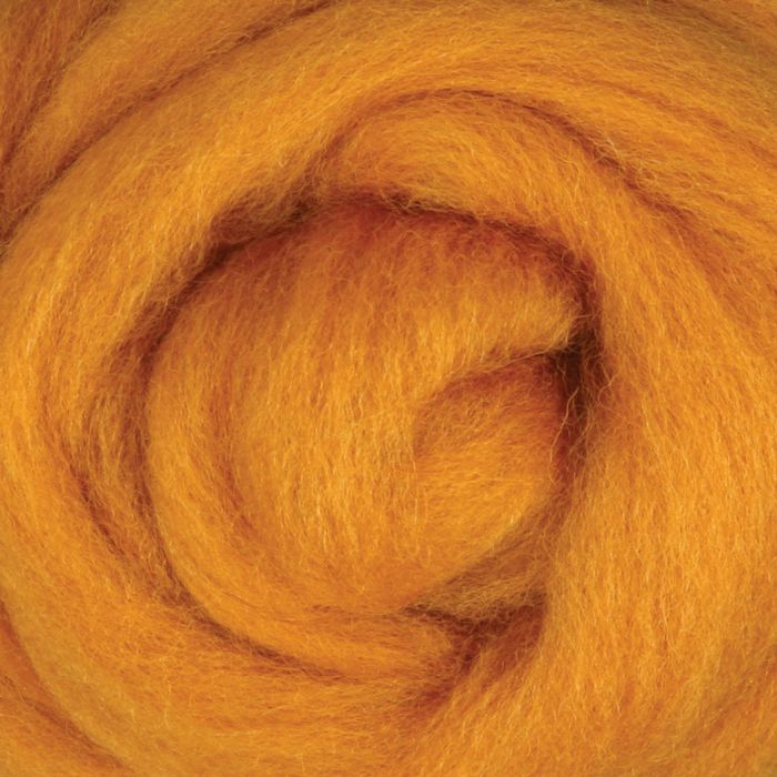 036 Dyed Sliver Butterscotch - 100gm Bag