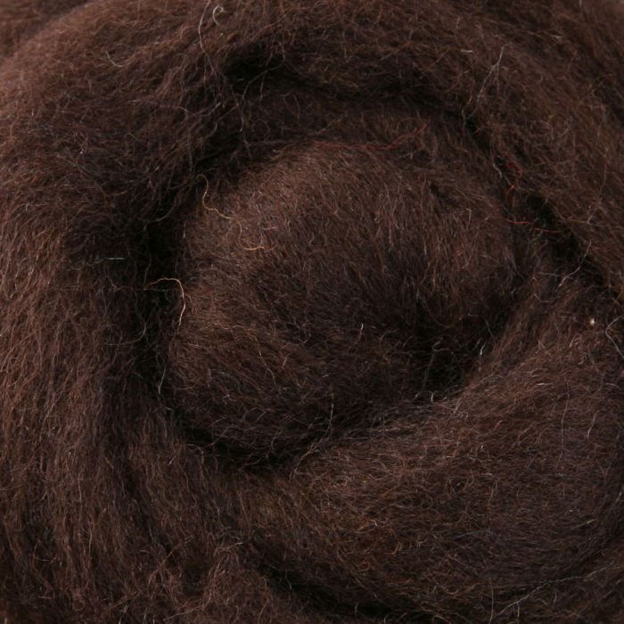 020 Dyed Sliver Chocolate - 100gm Bag