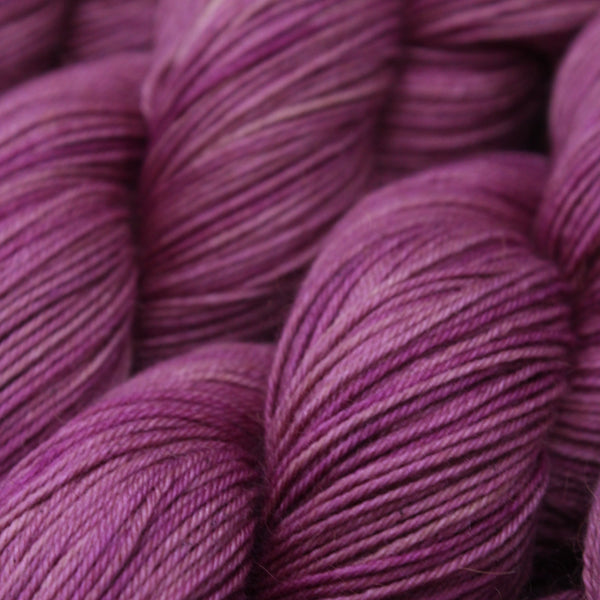 Hand dyed camel yarn pink