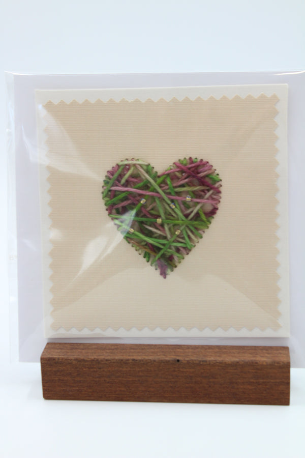 Heart - Roses - Greeting Card