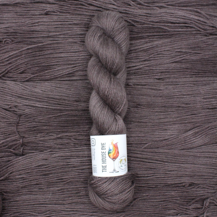 Handdyed Yarn Merino Alpaca Cashmere Silk Brown