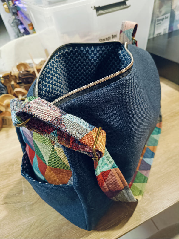 Quilted Knitting Bag by Lorraine