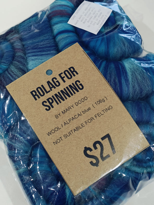 Rolag for Spinning - Mary Dodd - 106g