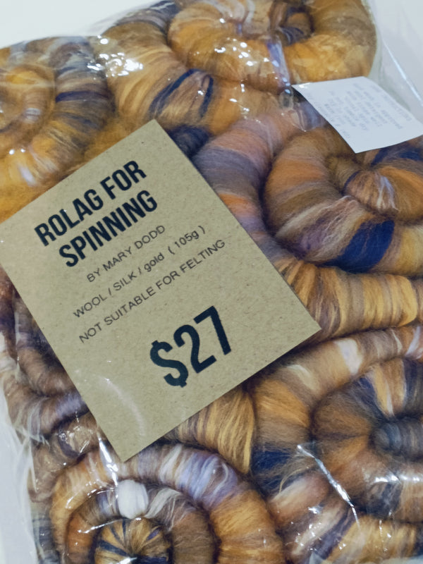 Rolag for Spinning - Mary Dodd - 105g