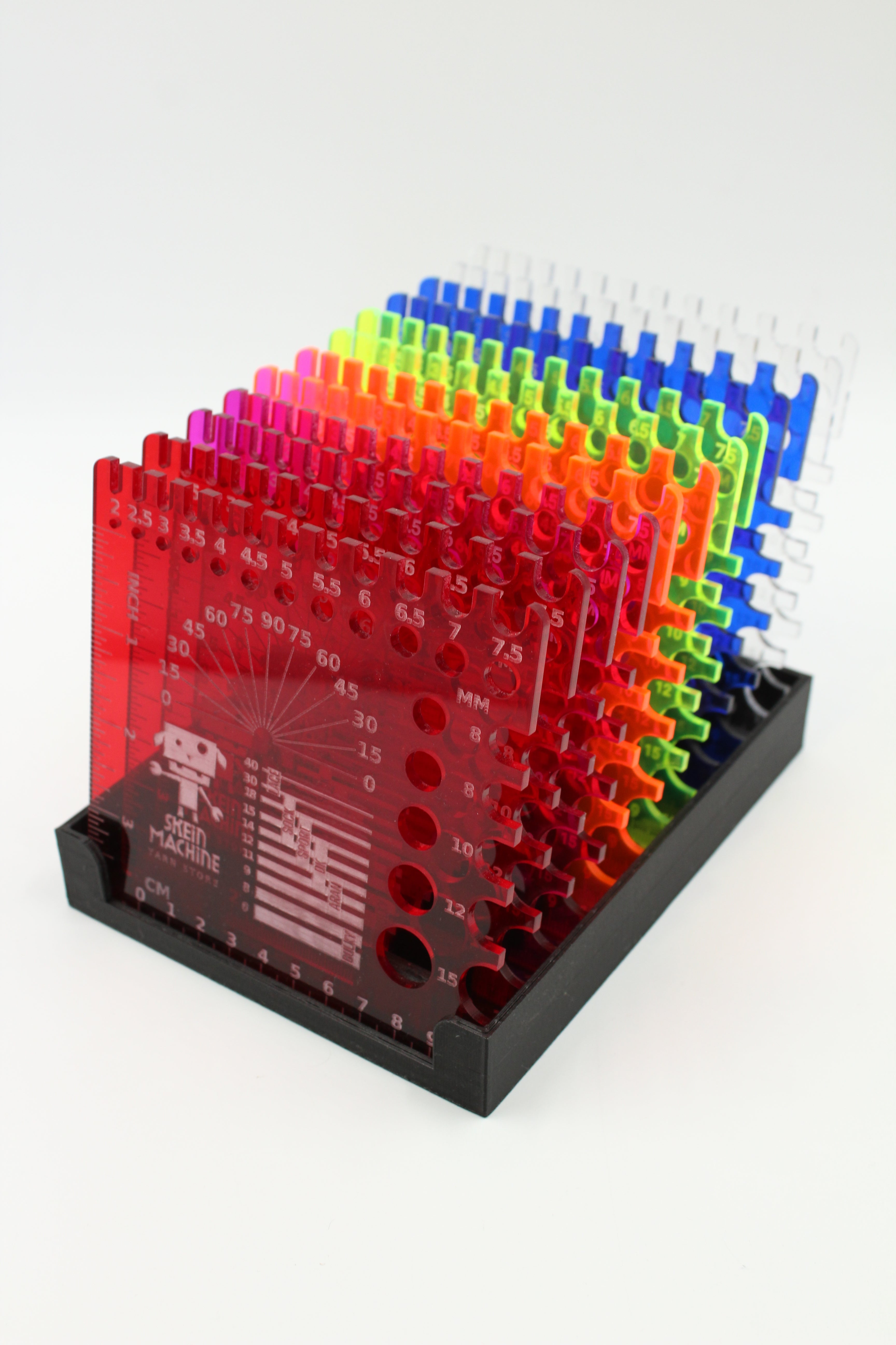 Needle Measurement Machine Needle Gauge and Ruler – Skein Machine