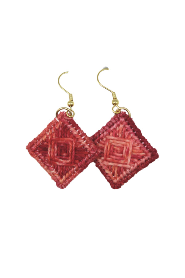 Earrings - Needlepoint - OOAK