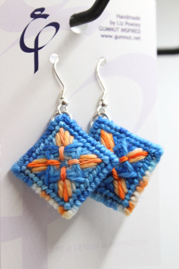 Earrings - Needlepoint - Kniting Nemo