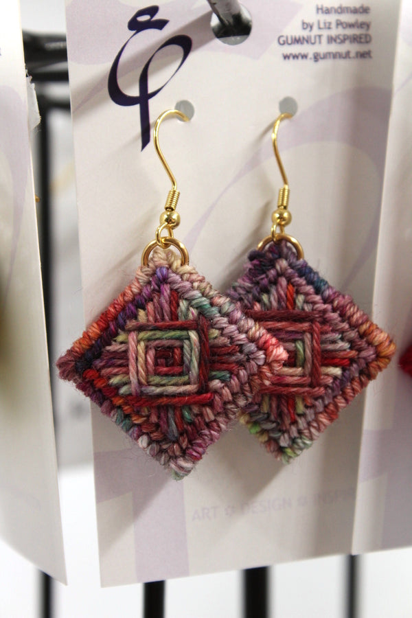 Earrings - Needlepoint - Naughty Nebula