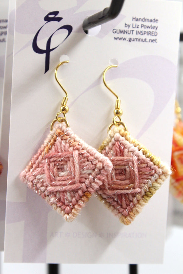 Earrings - Needlepoint - Heath