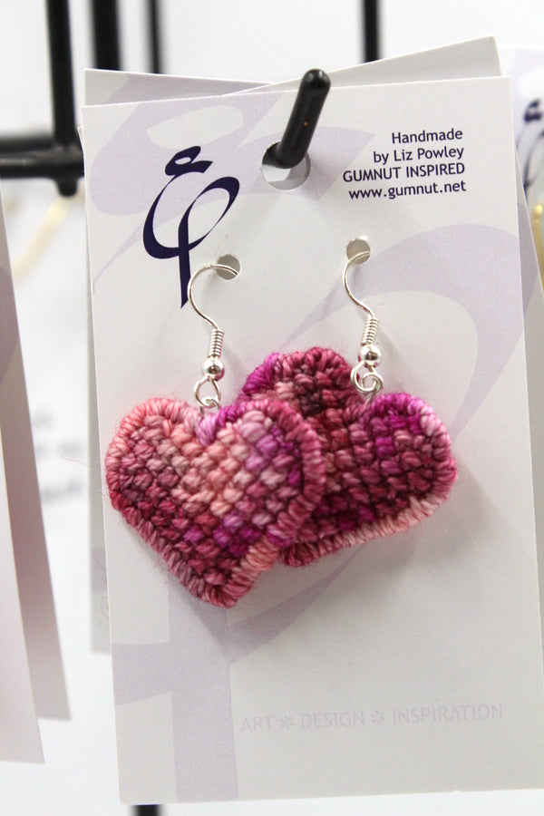 Earrings - Needlepoint - Mary