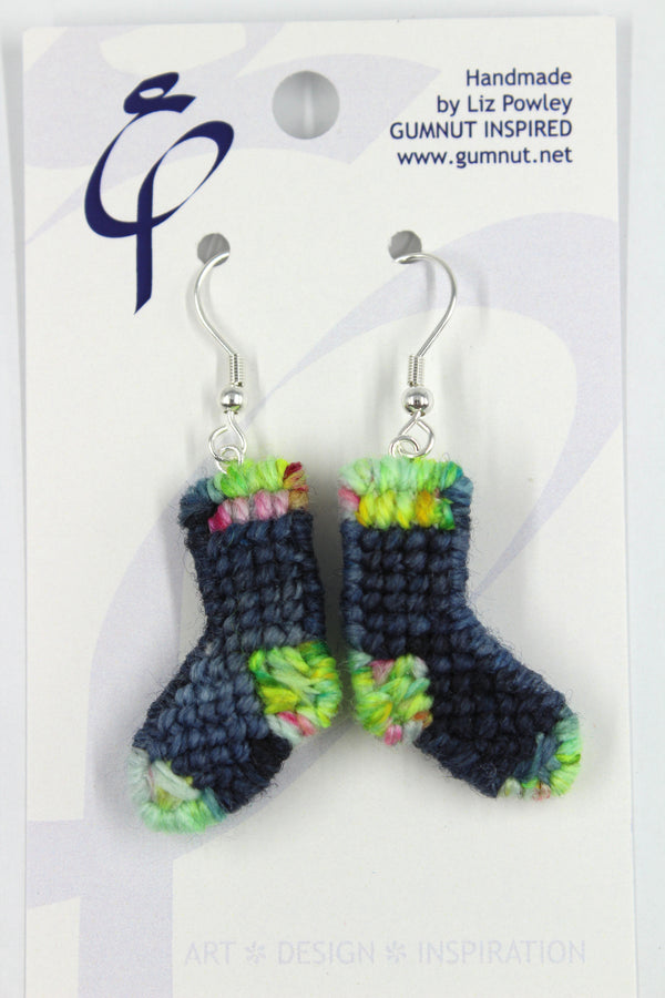 Earrings - Needlepoint Socks - Aurora Australia