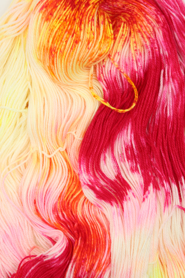 Entangled Art Sock - FIre Baby