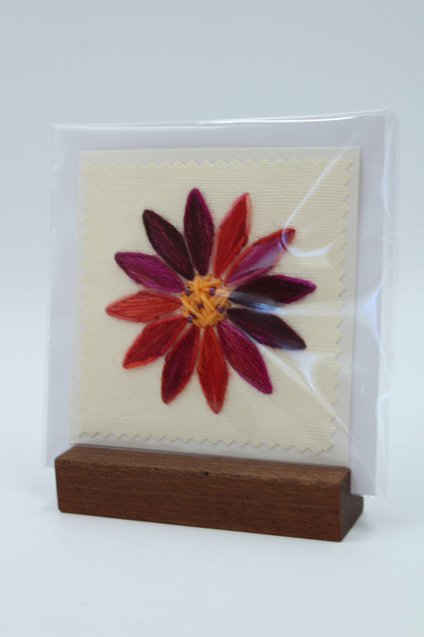 Flower - Tequila Sunrise - Greeting Card - 10 x 10 cm