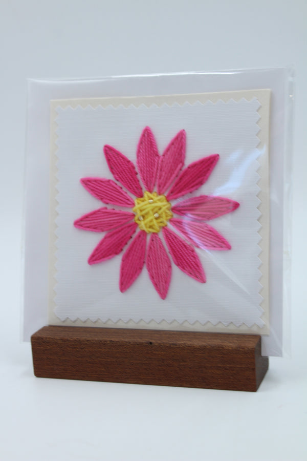 Flower - Get Piggy With It - Greeting Card - 10 x 10 cm