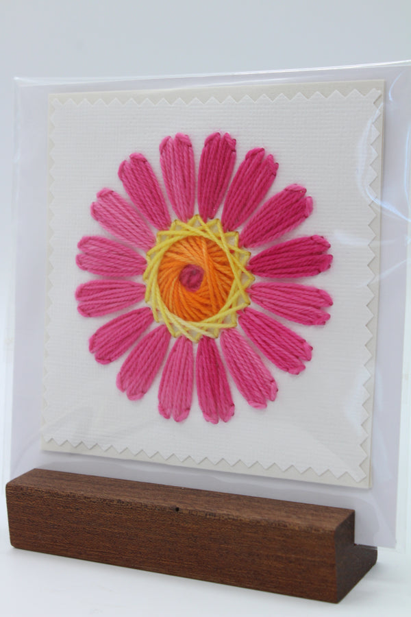 Flower - Get Piggy With it - Greeting Card - 10x10 cm (1730)