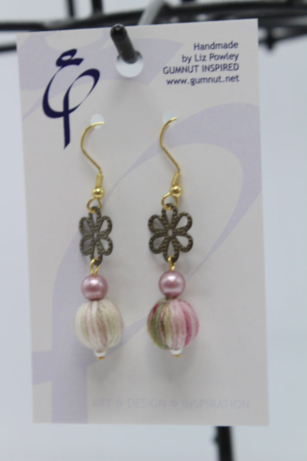 Earrings - Wrapped - Vintage Vibes + Swarovski (2286)