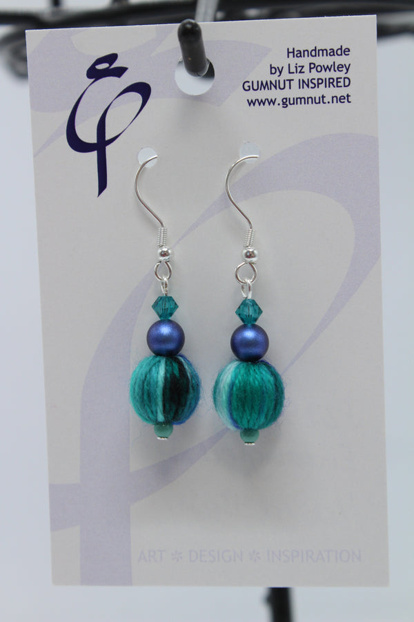 Earrings - Wrapped - Ice Ice Baby + Swarovski (2291)