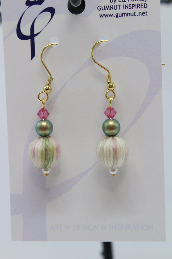 Earrings - Wrapped - Vintage Vibes + Swarovski (2287)
