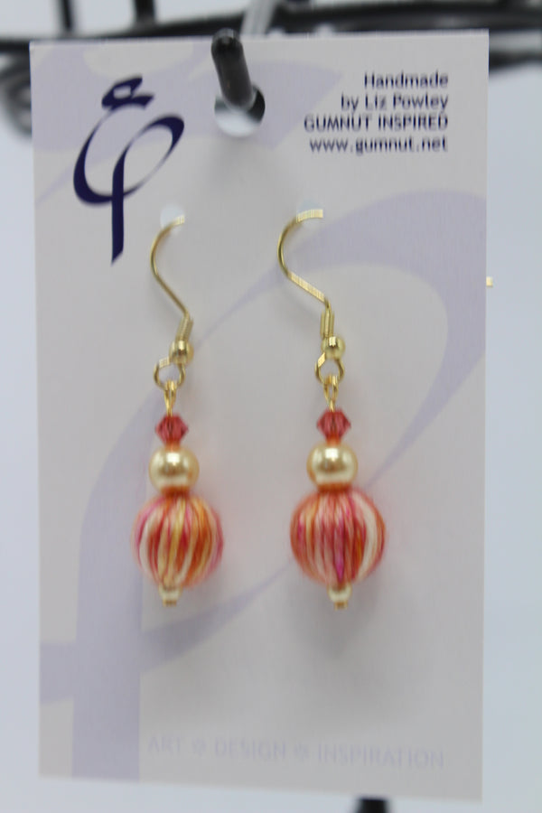 Earrings - Wrapped - Tutti Fruitti + Swarovski (2288)