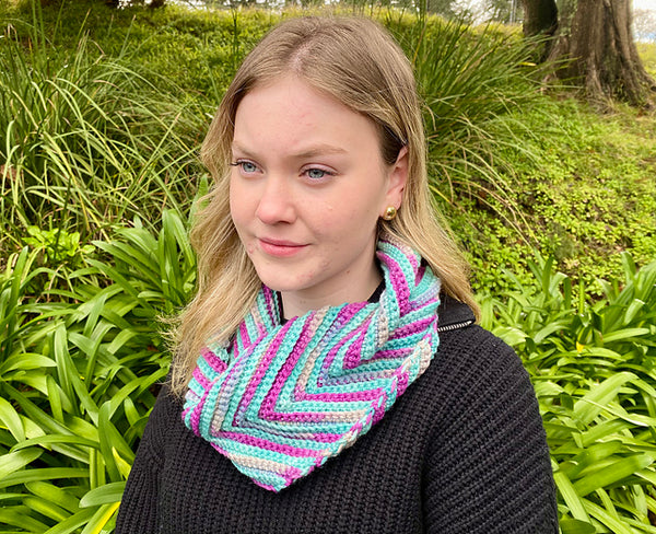 Pankhurst Cowl - Crochet Pattern