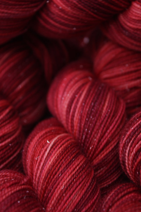 Red-y or Hot - Shimmer 4ply