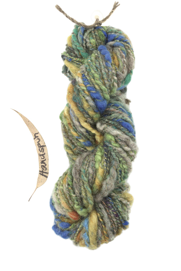 Kay's Handspun Yarn - (KHS008) Wattle, Orange, Marine, Brown