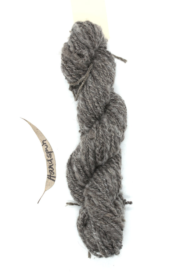 Kay's Handspun Yarn - (KHS016) Littlehampton Natural Grey