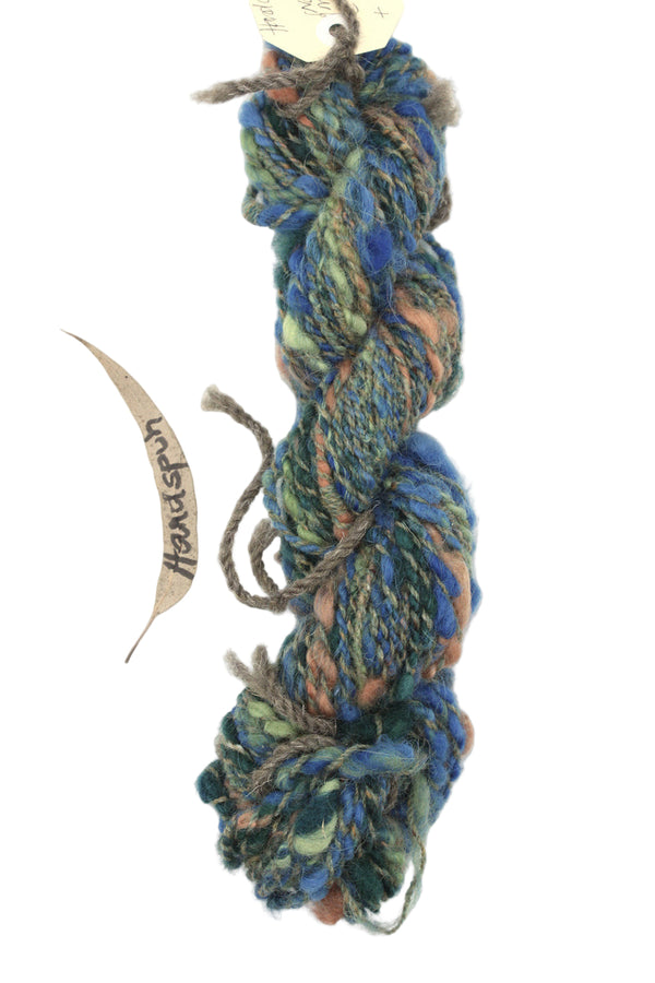 Kay's Handspun Yarn - (KHS010) Cinerea, Marine, Green, Chamomile, Grey
