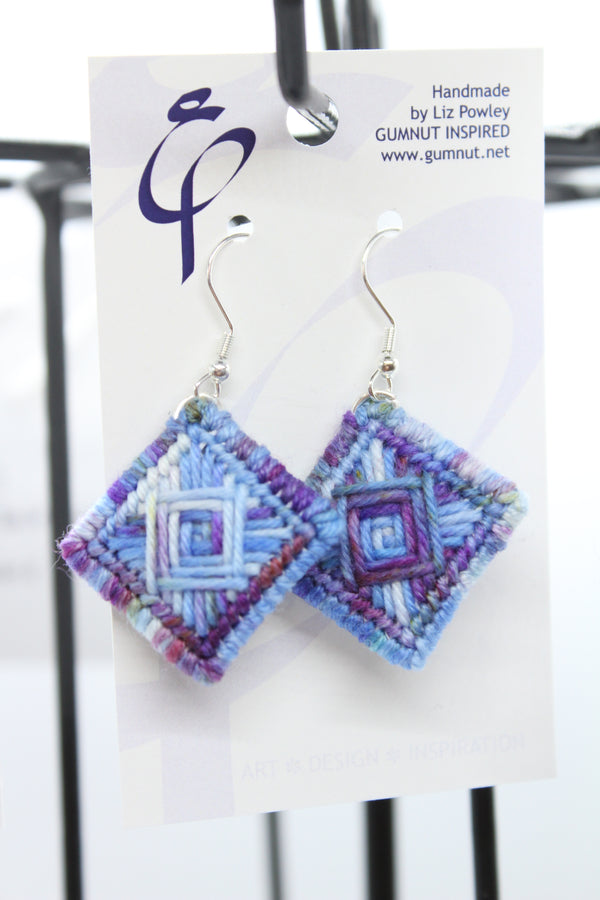 Earrings - Needlepoint  - Kathy's Fibres - Aura (J2353)