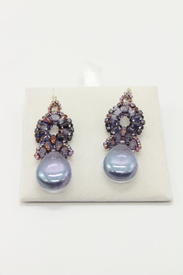 Beaded Earrings - Czech & Japanese Beads  (J2012)