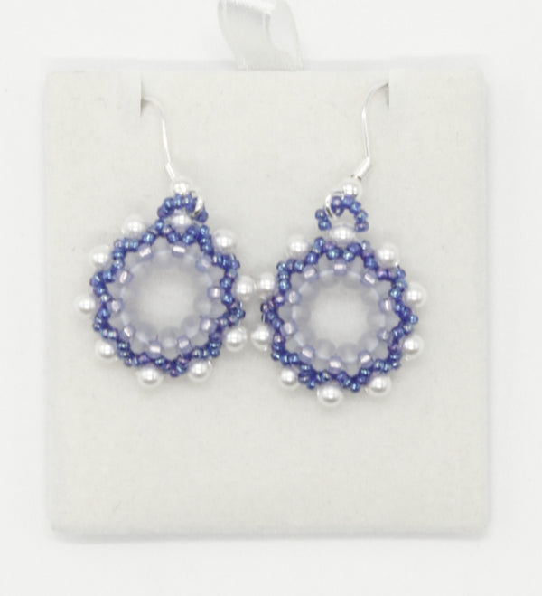 Beaded Earrings - Swarovski, Czech & Japanese Beads  (J1953)