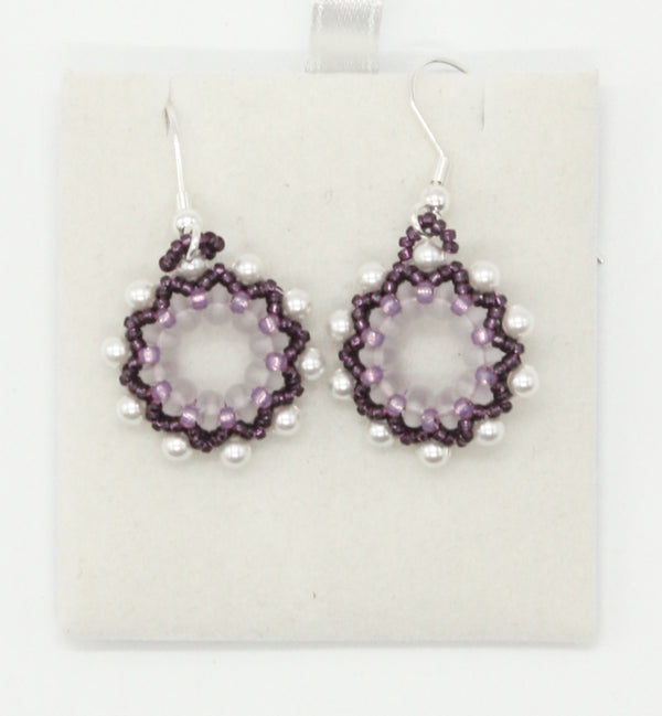 Beaded Earrings - Swarovski, Czech & Japanese Beads  (J1949)
