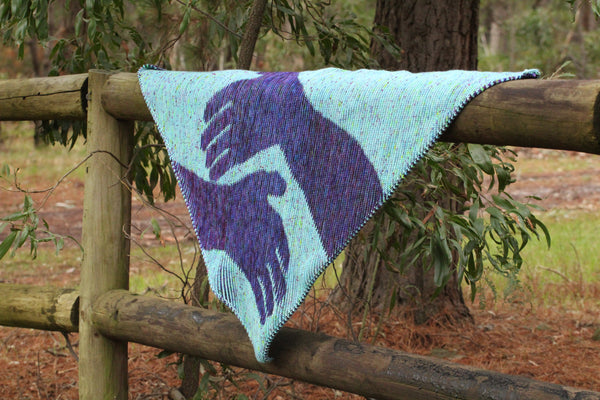 Hug Shadow Shawl Pattern - Download