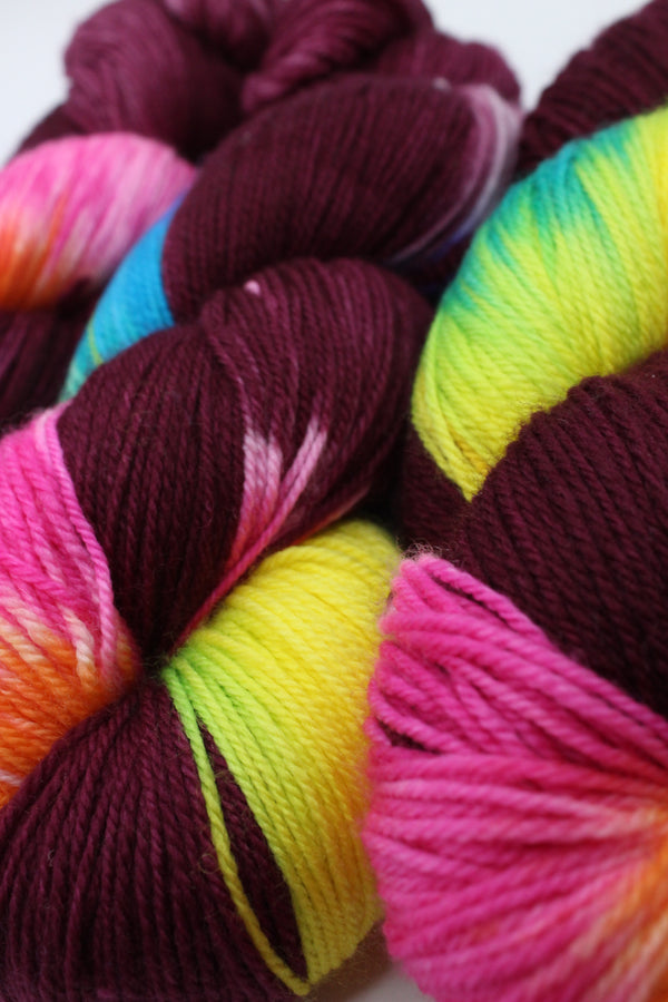 Happy Accident - Assigned Pooling - 4ply Sock Yarn
