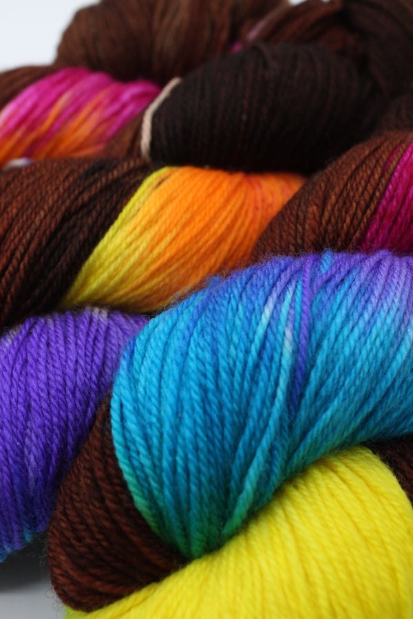 Expresso Raindows - Assigned Pooling - 4ply Sock Yarn