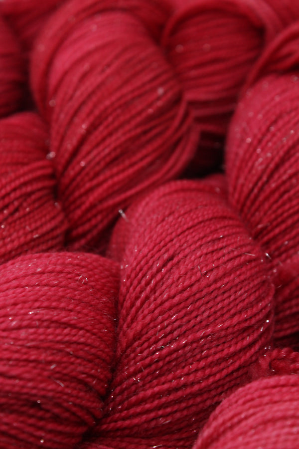 Celebration Red - Shimmer 4ply