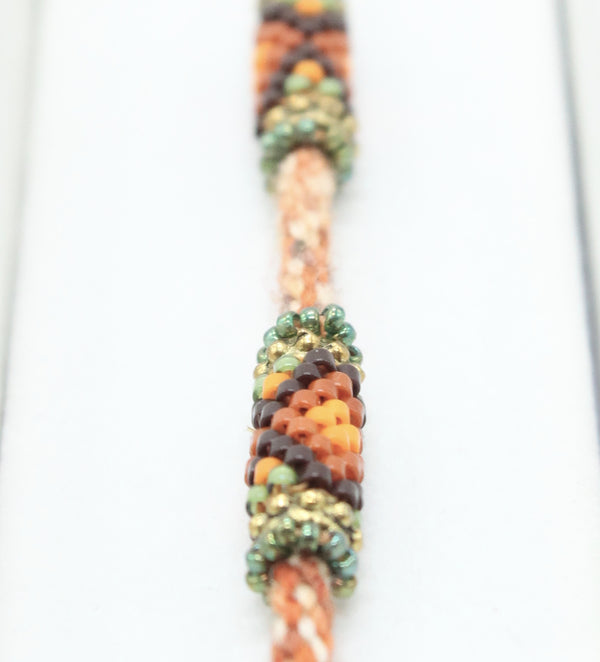 Beaded Bracelet - Three Trees Fibre Crafts - Gourd-geous  (J2140)