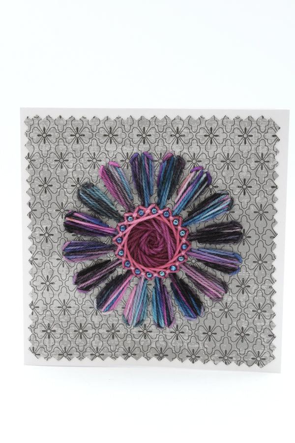 Flower - The House Dye Masquerade - Greeting Card - 10x10 cm (C1772)