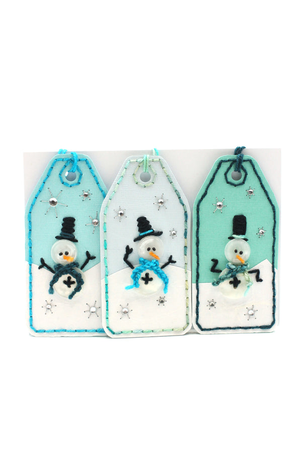 Snowmen - The House Dye - Gift Tags - Set of 3 (C1775)