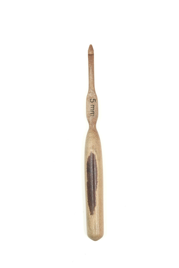Hand crafted wooden Crochet Hook - Pink Blossom Hakea 5.0mm