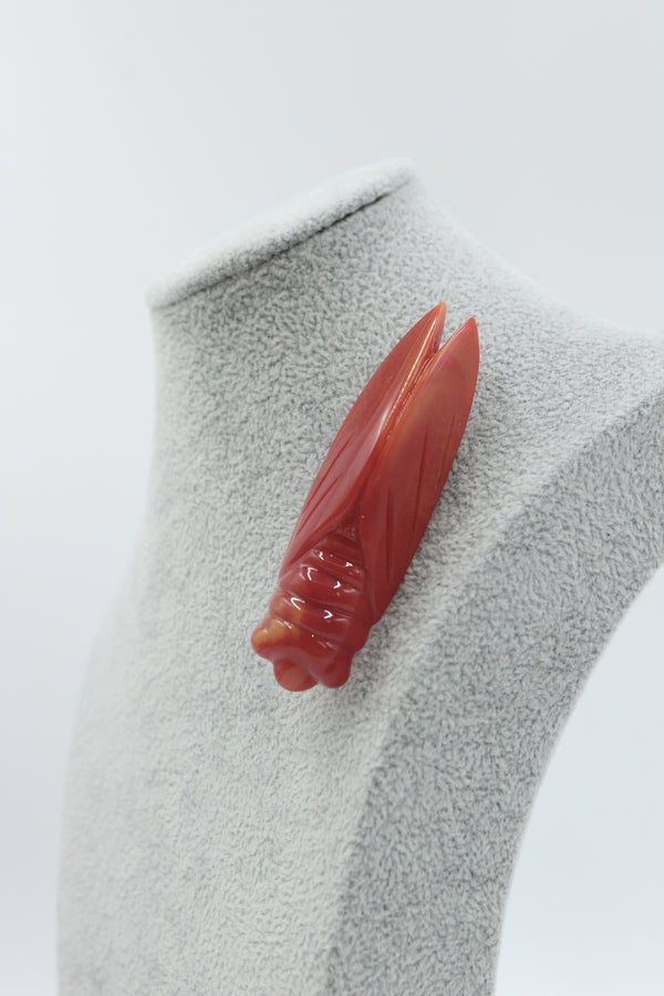 Cicada Brooch - Fire on Fire