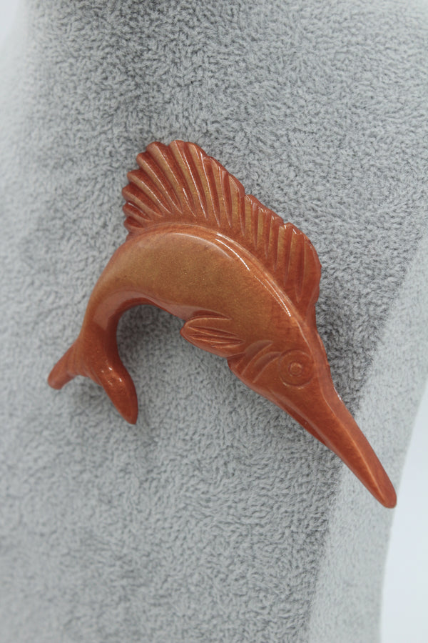 Sailfish Brooch - Ire of Fire