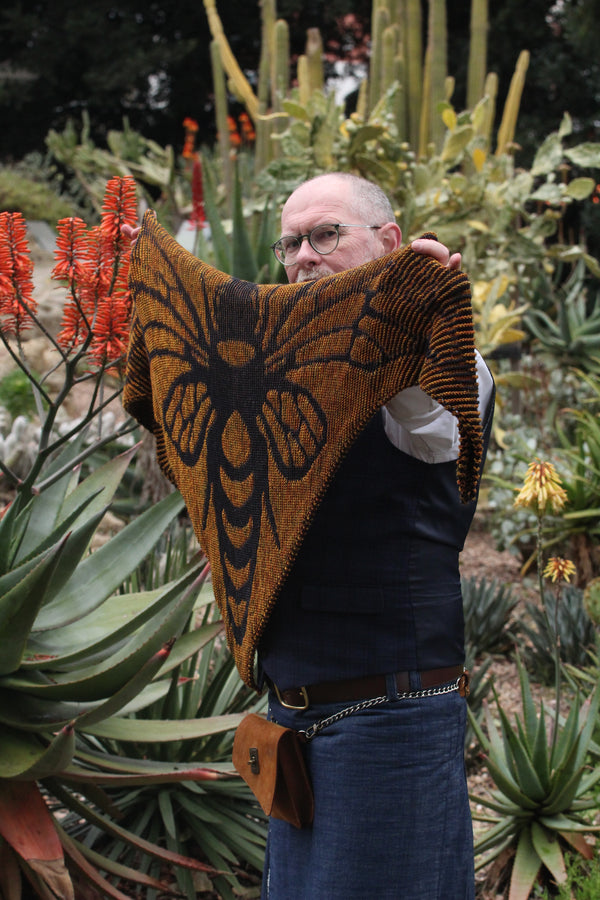 Bee Shadow Shawl Pattern - Download