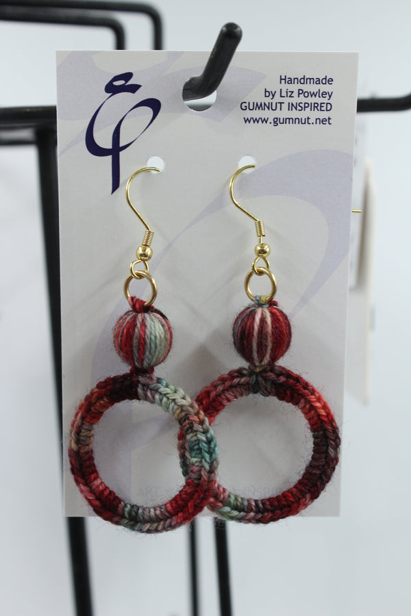 Earrings - Crochet - Being Caught - Loops (J2378)