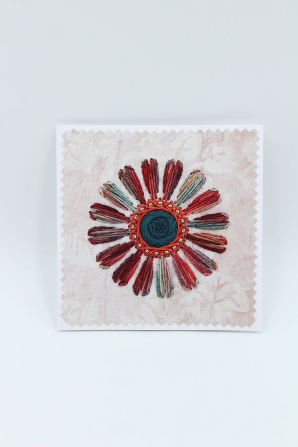 Flower - The House Dye Being Caught - Greeting Card - (C1784)