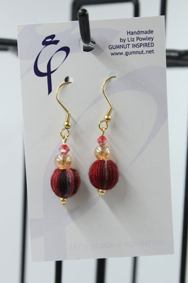 Earrings - Needlepoint - Being Caught (J2379)
