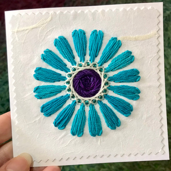 Flower - The House Dye Perpetual Paradise - Greeting Card - 10x10 cm (C1771)